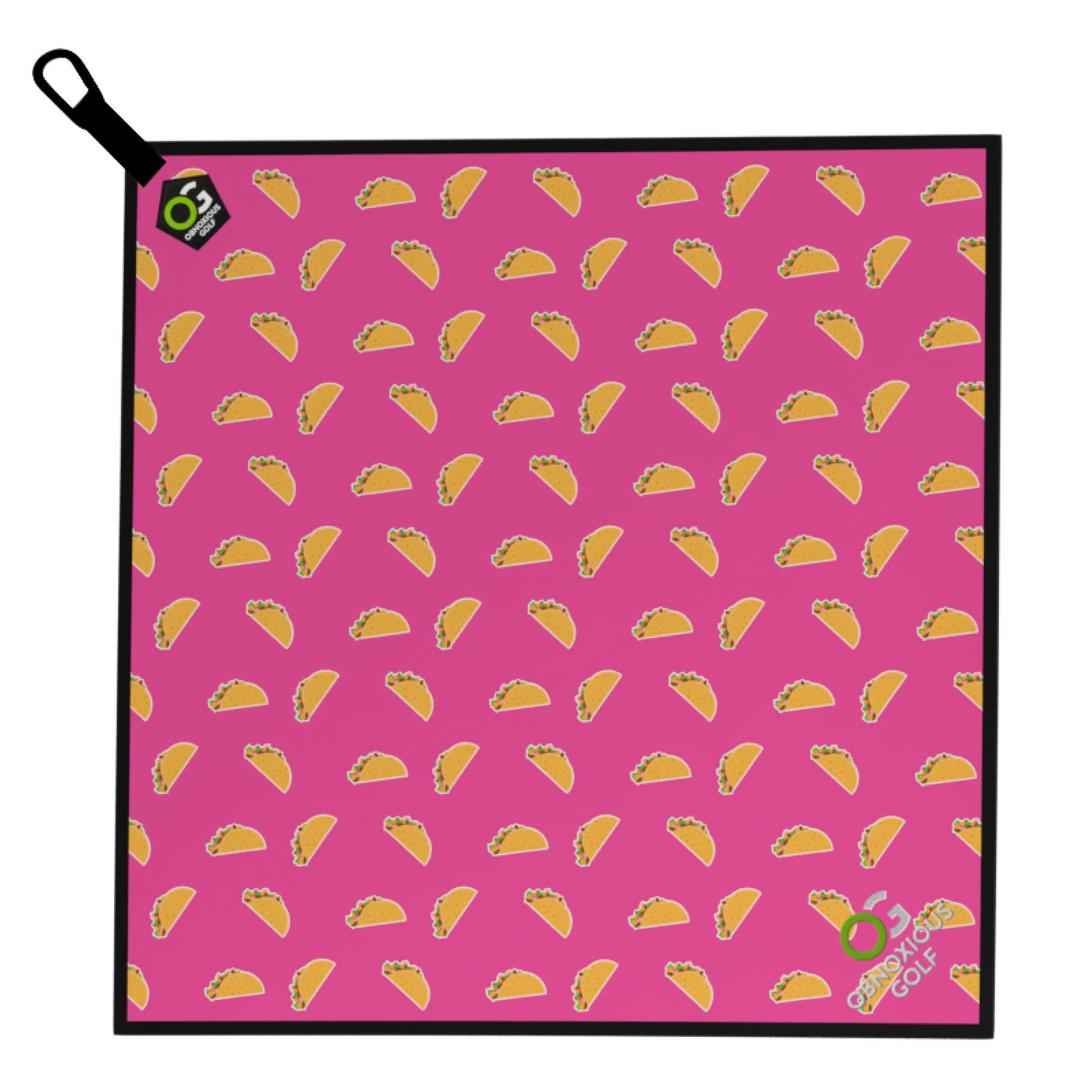 Obnoxious Pink The Obnoxious Towel - Pink Taco Edition – Obnoxious Golf